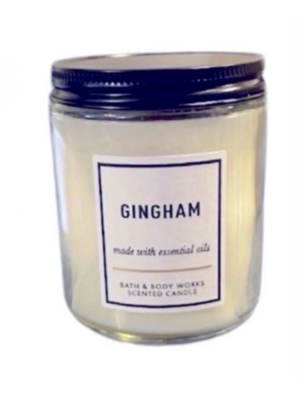 Gingham Candle